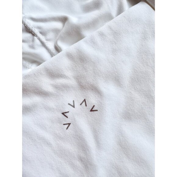 VARLEY Carina White Stretch Technical Weave Pleated Tennis Dress, Size L - Picture 13 of 16